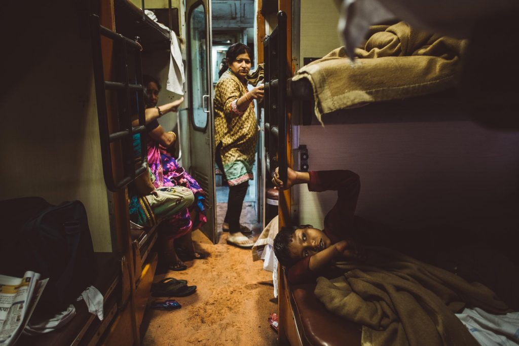 A vida nos trilhos Indianos